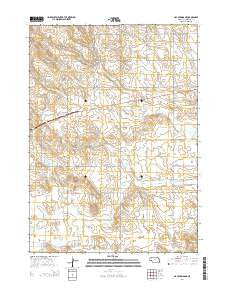 Hay Springs NE Nebraska Current topographic map, 1:24000 scale, 7.5 X 7.5 Minute, Year 2014