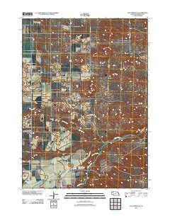 Hay Springs SE Nebraska Historical topographic map, 1:24000 scale, 7.5 X 7.5 Minute, Year 2011