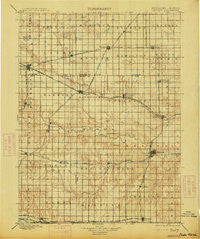 Hebron Nebraska Historical topographic map, 1:125000 scale, 30 X 30 Minute, Year 1898