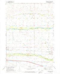 Hershey East Nebraska Historical topographic map, 1:24000 scale, 7.5 X 7.5 Minute, Year 1970