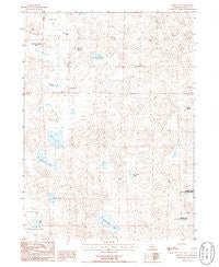 Hessey Lake Nebraska Historical topographic map, 1:24000 scale, 7.5 X 7.5 Minute, Year 1986