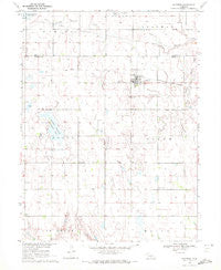 Hildreth Nebraska Historical topographic map, 1:24000 scale, 7.5 X 7.5 Minute, Year 1970