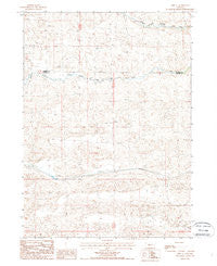 Hire SE Nebraska Historical topographic map, 1:24000 scale, 7.5 X 7.5 Minute, Year 1987
