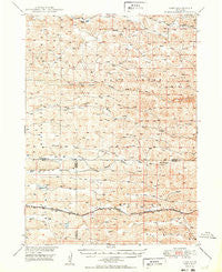 Hire Nebraska Historical topographic map, 1:62500 scale, 15 X 15 Minute, Year 1950