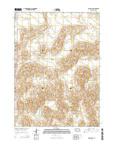 Hofeld Lake Nebraska Current topographic map, 1:24000 scale, 7.5 X 7.5 Minute, Year 2014