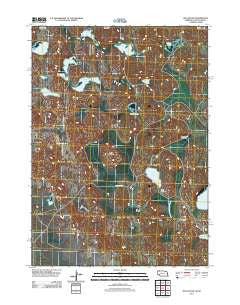 Hog Island Nebraska Historical topographic map, 1:24000 scale, 7.5 X 7.5 Minute, Year 2011