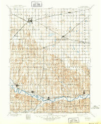 Holdrege Nebraska Historical topographic map, 1:125000 scale, 30 X 30 Minute, Year 1896