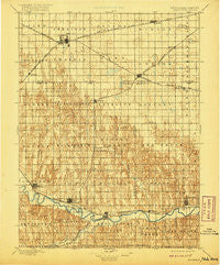 Holdrege Nebraska Historical topographic map, 1:125000 scale, 30 X 30 Minute, Year 1896