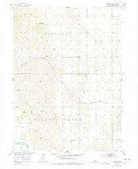 Horace Nebraska Historical topographic map, 1:24000 scale, 7.5 X 7.5 Minute, Year 1954