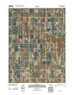 Huntley Nebraska Historical topographic map, 1:24000 scale, 7.5 X 7.5 Minute, Year 2011