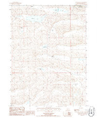 Hyannis South Nebraska Historical topographic map, 1:24000 scale, 7.5 X 7.5 Minute, Year 1986