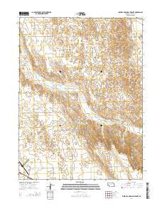 Imperial Municipal Airport Nebraska Current topographic map, 1:24000 scale, 7.5 X 7.5 Minute, Year 2014