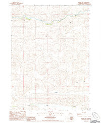 Indian Hill Nebraska Historical topographic map, 1:24000 scale, 7.5 X 7.5 Minute, Year 1985