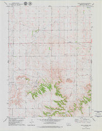 Indian Springs Nebraska Historical topographic map, 1:24000 scale, 7.5 X 7.5 Minute, Year 1979