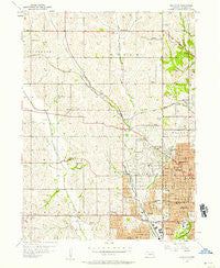 Irvington Nebraska Historical topographic map, 1:24000 scale, 7.5 X 7.5 Minute, Year 1956