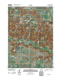 Jamison Nebraska Historical topographic map, 1:24000 scale, 7.5 X 7.5 Minute, Year 2011