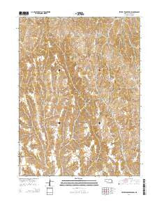 Jeffrey Reservoir SW Nebraska Current topographic map, 1:24000 scale, 7.5 X 7.5 Minute, Year 2014