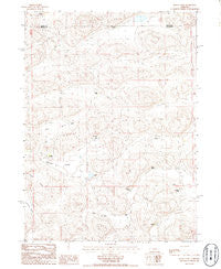 Jensen Lake Nebraska Historical topographic map, 1:24000 scale, 7.5 X 7.5 Minute, Year 1986