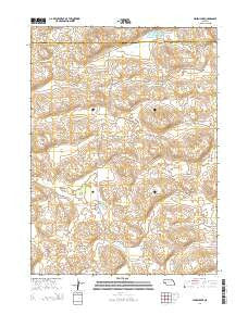 Jensen Lake Nebraska Current topographic map, 1:24000 scale, 7.5 X 7.5 Minute, Year 2014