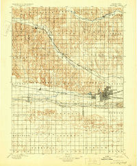 Kearney Nebraska Historical topographic map, 1:125000 scale, 30 X 30 Minute, Year 1896