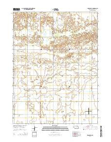 Kearney SE Nebraska Current topographic map, 1:24000 scale, 7.5 X 7.5 Minute, Year 2014