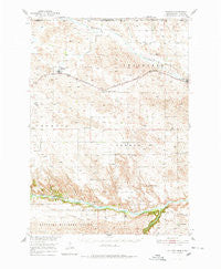 Kilgore Nebraska Historical topographic map, 1:62500 scale, 15 X 15 Minute, Year 1950