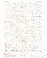 Kilpatrick Lake SW Nebraska Historical topographic map, 1:24000 scale, 7.5 X 7.5 Minute, Year 1983