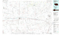 Kimball Nebraska Historical topographic map, 1:100000 scale, 30 X 60 Minute, Year 1985
