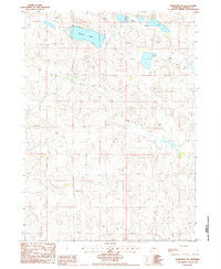 Koshopah NE Nebraska Historical topographic map, 1:24000 scale, 7.5 X 7.5 Minute, Year 1986