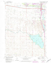 Lake Maloney Nebraska Historical topographic map, 1:24000 scale, 7.5 X 7.5 Minute, Year 1970