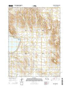 Lake Minatare Nebraska Current topographic map, 1:24000 scale, 7.5 X 7.5 Minute, Year 2014