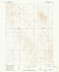 Lamar Nebraska Historical topographic map, 1:24000 scale, 7.5 X 7.5 Minute, Year 1961