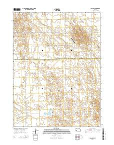 Lamar NE Nebraska Current topographic map, 1:24000 scale, 7.5 X 7.5 Minute, Year 2014