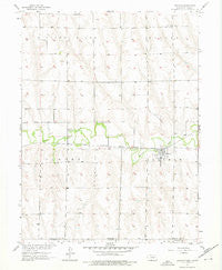 Lebanon Nebraska Historical topographic map, 1:24000 scale, 7.5 X 7.5 Minute, Year 1957