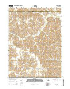 Leigh Nebraska Current topographic map, 1:24000 scale, 7.5 X 7.5 Minute, Year 2014