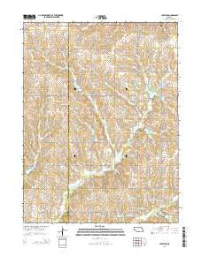 Lewiston Nebraska Current topographic map, 1:24000 scale, 7.5 X 7.5 Minute, Year 2014