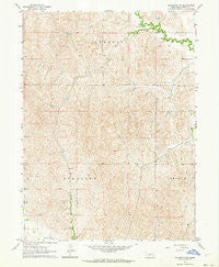 Lexington NW Nebraska Historical topographic map, 1:24000 scale, 7.5 X 7.5 Minute, Year 1962