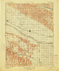 Lexington Nebraska Historical topographic map, 1:125000 scale, 30 X 30 Minute, Year 1899