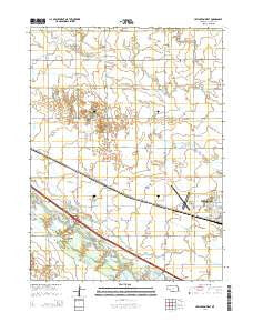 Lexington West Nebraska Current topographic map, 1:24000 scale, 7.5 X 7.5 Minute, Year 2014