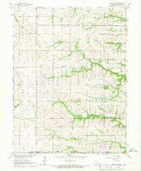 Liberty SE Nebraska Historical topographic map, 1:24000 scale, 7.5 X 7.5 Minute, Year 1965
