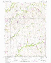 Liberty Nebraska Historical topographic map, 1:24000 scale, 7.5 X 7.5 Minute, Year 1965