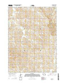 Lindy Nebraska Current topographic map, 1:24000 scale, 7.5 X 7.5 Minute, Year 2014