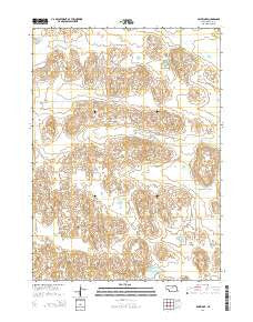 Linke Lake Nebraska Current topographic map, 1:24000 scale, 7.5 X 7.5 Minute, Year 2014