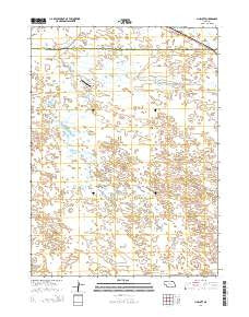 Linscott Nebraska Current topographic map, 1:24000 scale, 7.5 X 7.5 Minute, Year 2014