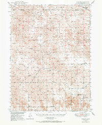 Linscott Nebraska Historical topographic map, 1:62500 scale, 15 X 15 Minute, Year 1948