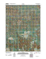 Linscott SE Nebraska Historical topographic map, 1:24000 scale, 7.5 X 7.5 Minute, Year 2011