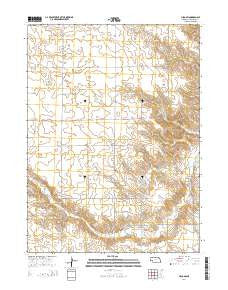 Lisco SW Nebraska Current topographic map, 1:24000 scale, 7.5 X 7.5 Minute, Year 2014