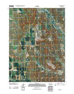 Logan Nebraska Historical topographic map, 1:24000 scale, 7.5 X 7.5 Minute, Year 2011