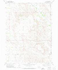 Logan Nebraska Historical topographic map, 1:24000 scale, 7.5 X 7.5 Minute, Year 1972
