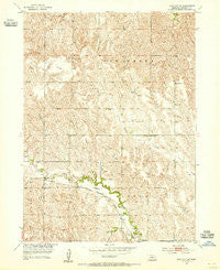 Loup City SE Nebraska Historical topographic map, 1:24000 scale, 7.5 X 7.5 Minute, Year 1953